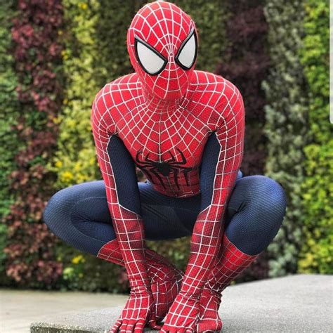 Spiderman mascot suit
